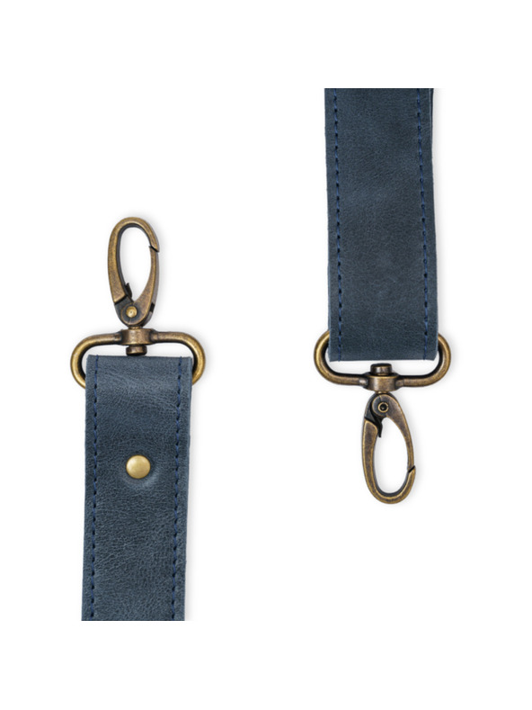 Vasky Vasky Harvey Blue - кожена чанта в синьо - и жена