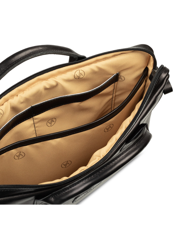 Vasky Кожена чанта черно VASKY