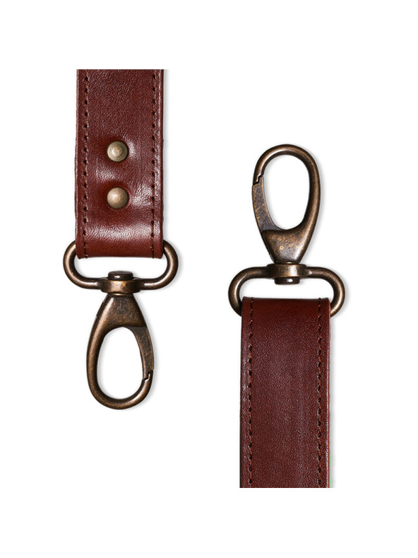 Vasky Harvey Brown - kožená taška hnědá - i ženu česká výroba ze Zlína One size EU Калъф за телефон