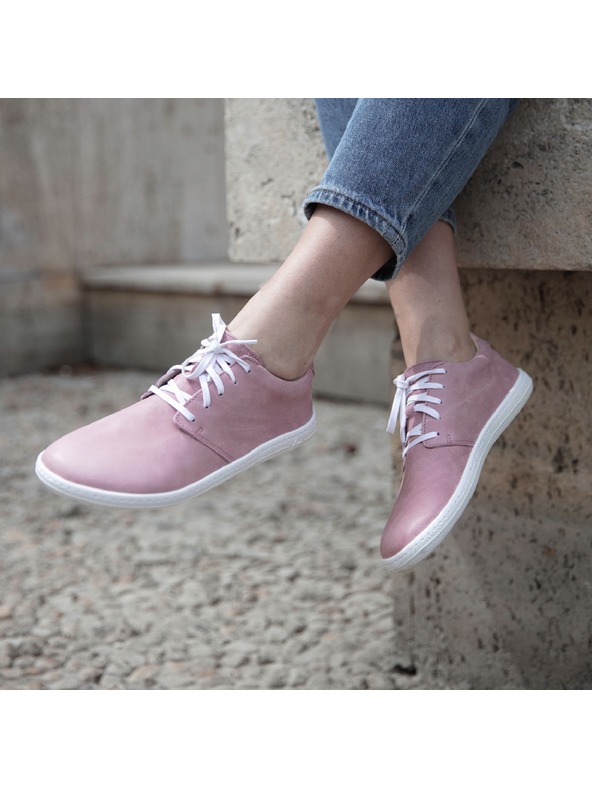 Vasky Дамски кожени боси обувки розови Vasky Terry Pink