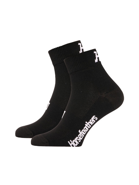 Horsefeathers Технически функционални чорапи Jam - черни HORSEFEATHERS