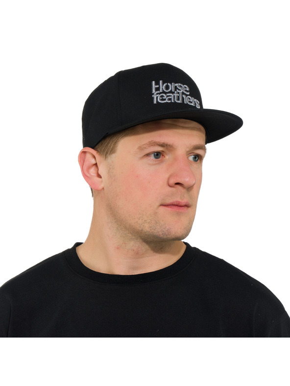 Horsefeathers Шапка Rise - черна HORSEFEATHERS