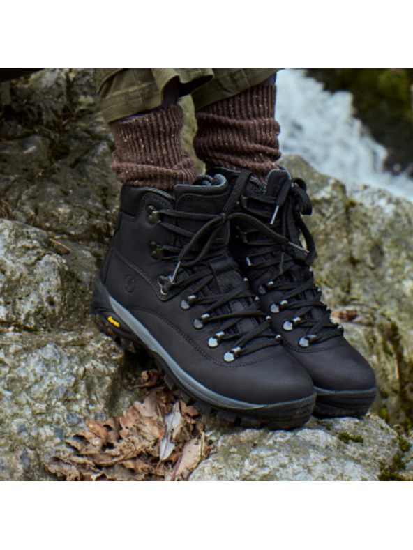 Vasky Мъжки кожени планински / туристически обувки черни Vasky Monty