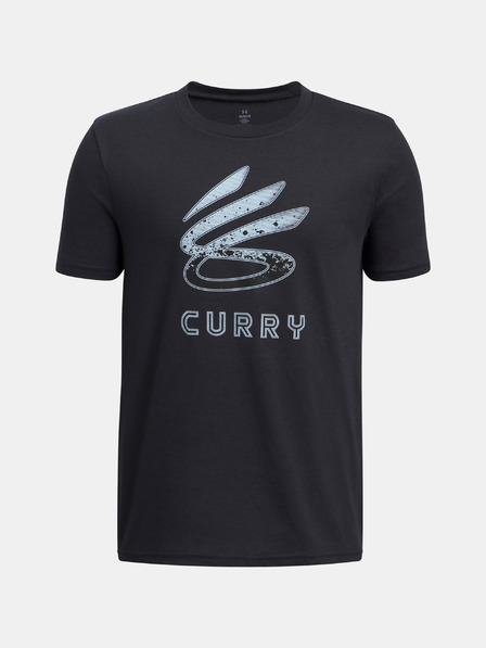 Under Armour Тениска с логото на Curry за момчета Under Armour