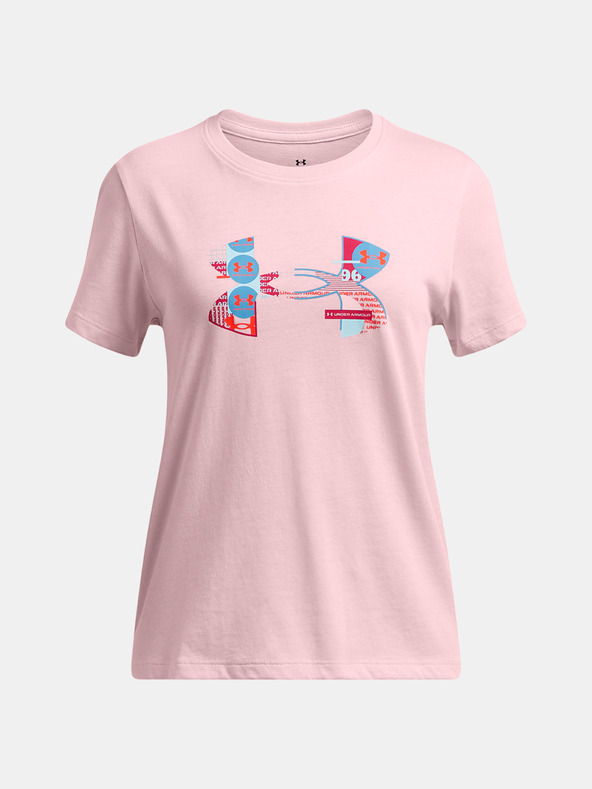 Under Armour Under Armour UA Big Logo UA Fill SS Тениска за момичета