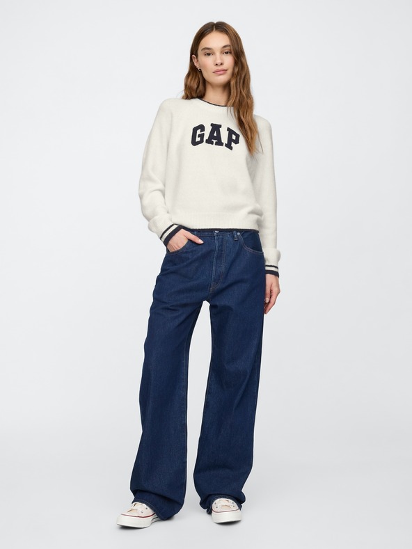 GAP Пуловер с логото на GAP