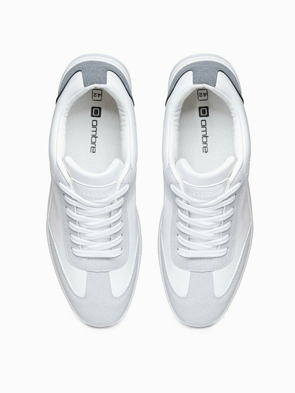 Ombre Clothing Бели мъжки маратонки Ombre Clothing T373