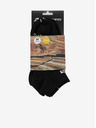 ALPINE PRO Комплект от три чифта унисекс чорапи в черно ALPINE PRO 3UNICO