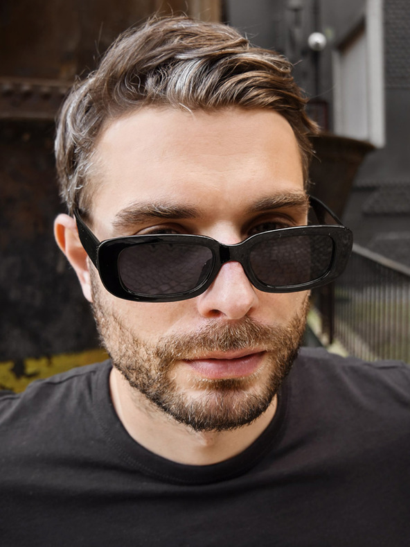 VEYREY Слънчеви очила VeyRey Square Minozzi черни