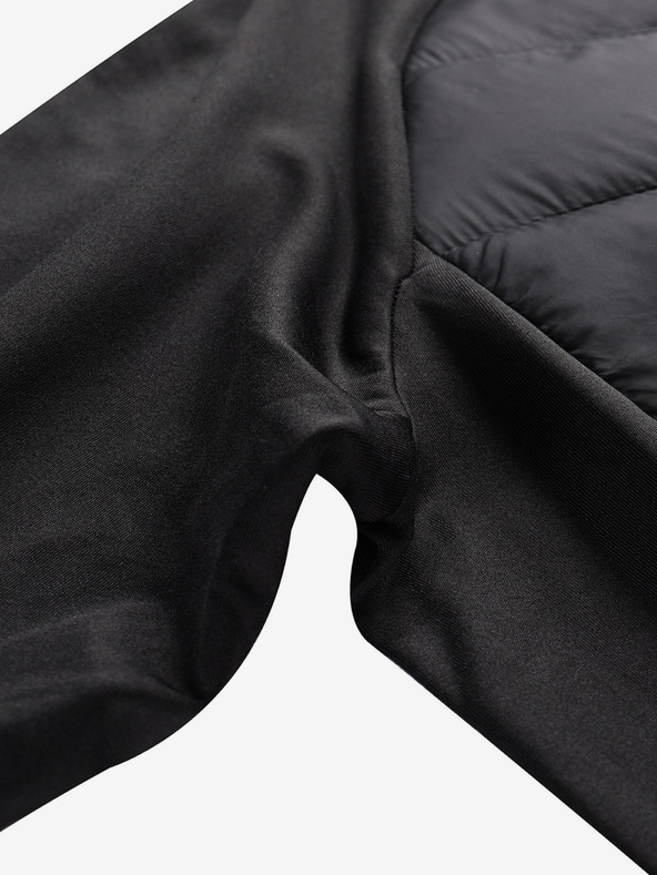 ALPINE PRO Черна дамска зимна рокля с висока температура ALPINE PRO OMERA