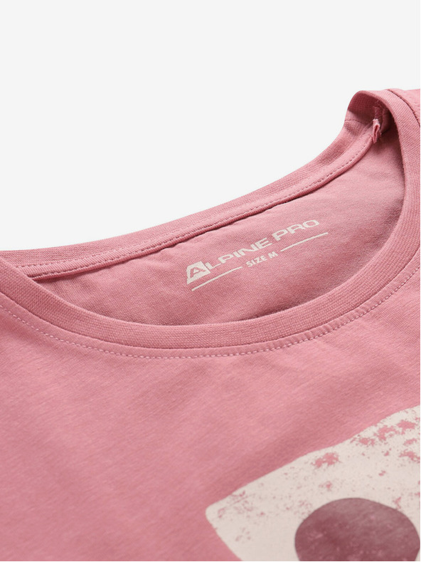 ALPINE PRO Розова дамска тениска ALPINE PRO Garima