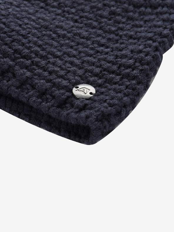 ALPINE PRO Тъмносиня зимна шапка за жени с вълна ALPINE PRO GRANE