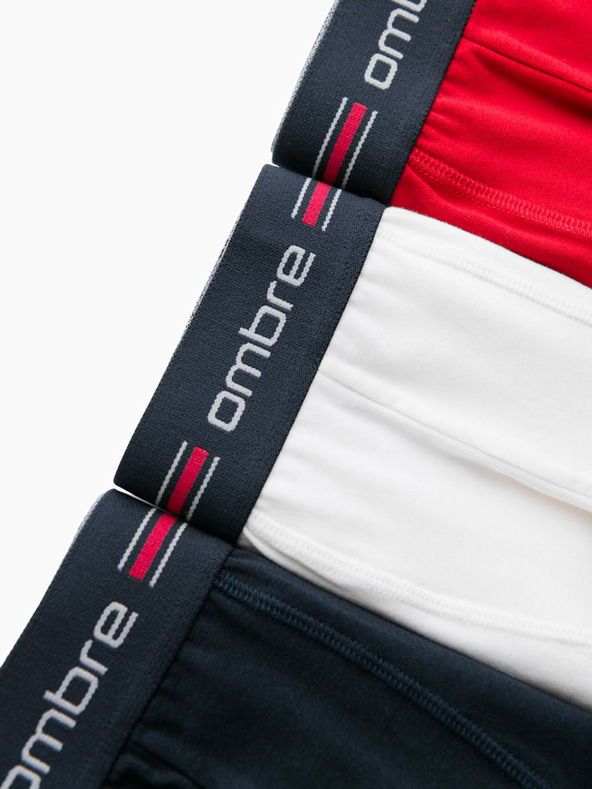 Ombre Clothing Класически мъжки боксерки с райе и ластик Ombre Clothing