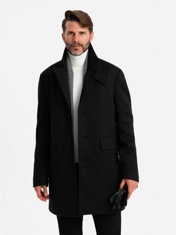 Ombre Clothing Мъжко едноредно палто Ombre Clothing