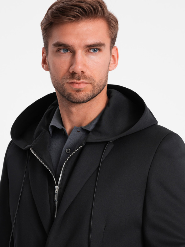 Ombre Clothing Мъжко яке с подвижна подплата и качулка Ombre Clothing