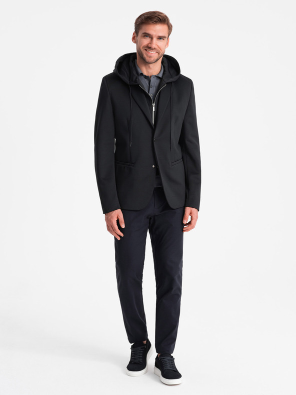 Ombre Clothing Мъжко яке с подвижна подплата и качулка Ombre Clothing