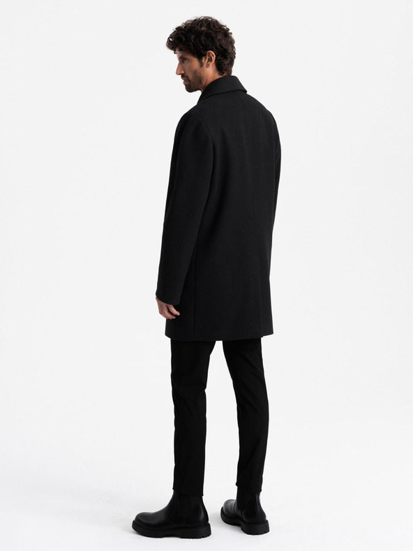 Ombre Clothing Мъжко палто с двуредно закопчаване Ombre Clothing