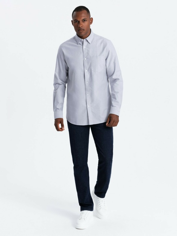 Ombre Clothing Мъжка оксфордска риза Ombre Clothing V1 OM-SHOS-0173