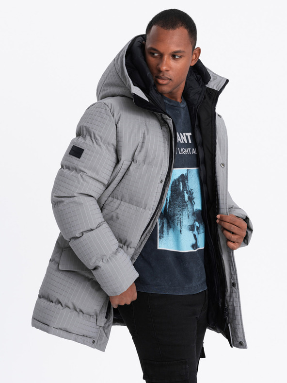 Ombre Clothing Мъжко дълго яке тип "парка" за открито Ombre Clothing