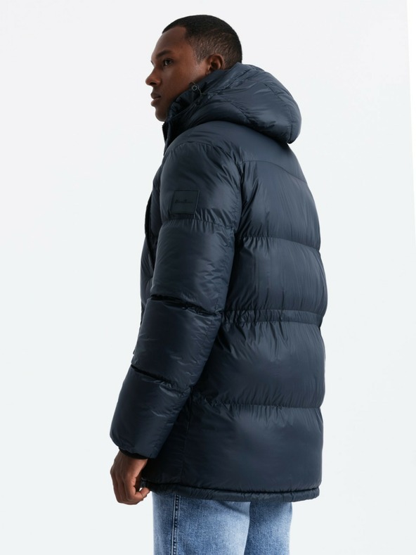 Ombre Clothing Мъжко дълго яке с джобове Ombre Clothing