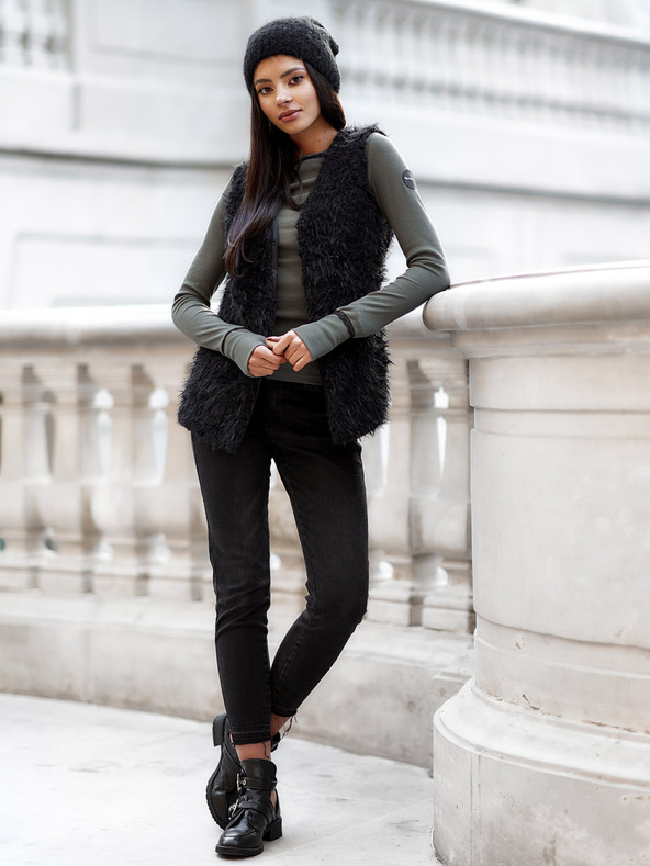 Edoti EDOTI Дамска жилетка, черна