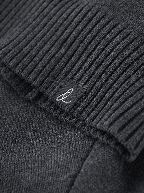 Ombre Clothing Мъжка памучна плетена зимна шапка Омбре облекло