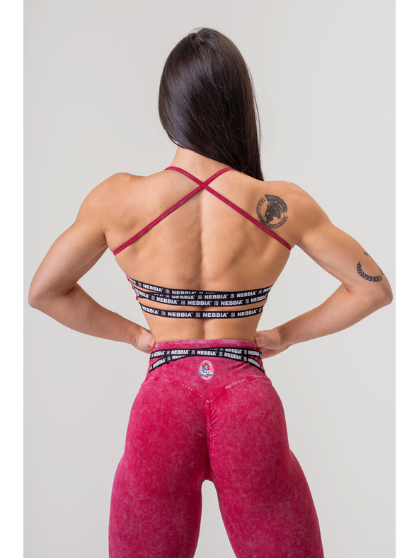 Nebbia Изпран клин с висока талия LEGACY 777 XS, червен