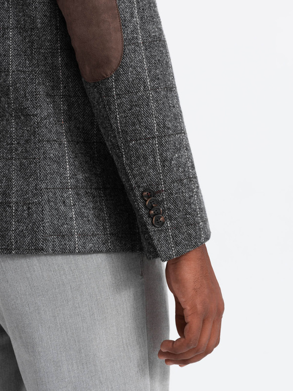 Ombre Clothing Елегантно мъжко структурирано плетено яке Ombre Clothing