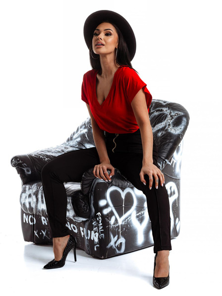 Edoti Червена дамска тениска Edoti