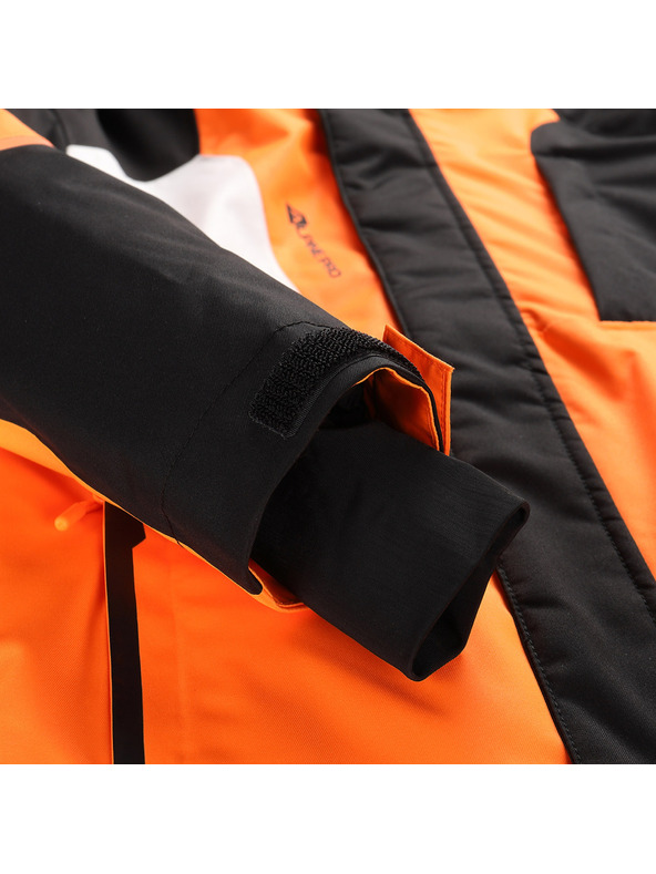 ALPINE PRO Детско ски яке с мембрана за сняг PTX ALPINE PRO DEARO неоново шокиращо оранжево