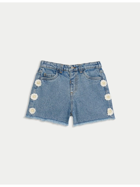 Marks & Spencer Къси панталони модел Mom (2–8 години) Marks & Spencer тъмносин