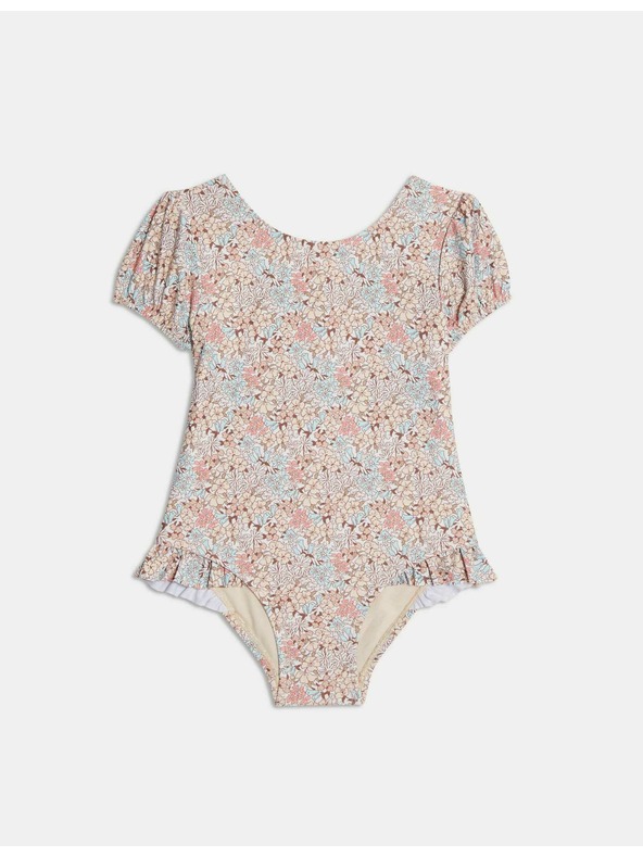 Marks & Spencer Бански с дребен цветен десен (2–8 години) Marks & Spencer многоцветна