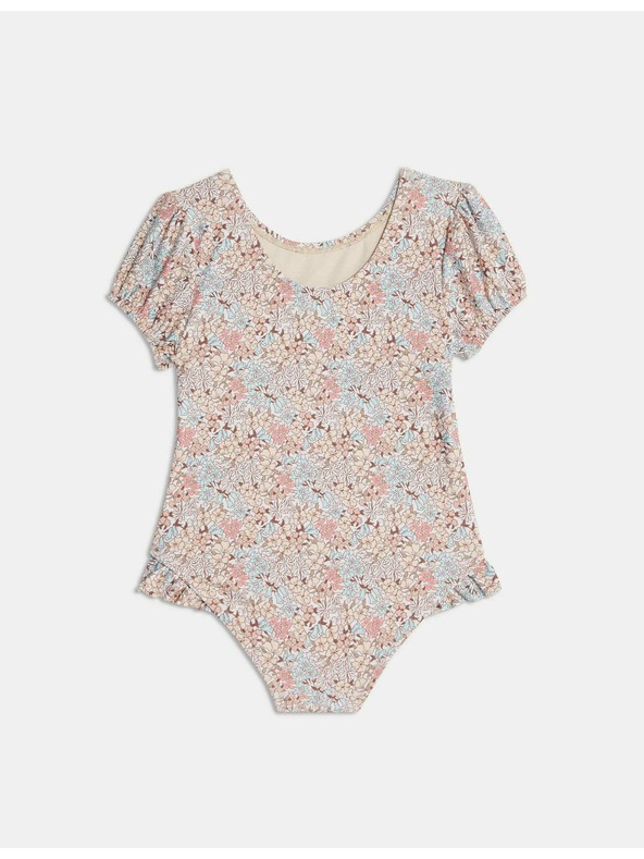 Marks & Spencer Бански с дребен цветен десен (2–8 години) Marks & Spencer многоцветна