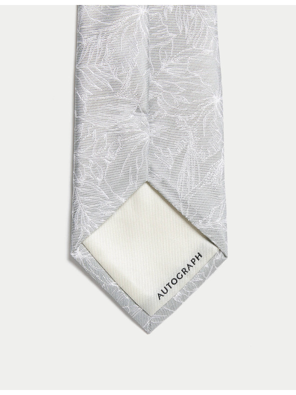 Marks & Spencer Флорална вратовръзка от 100% коприна Marks & Spencer зелено