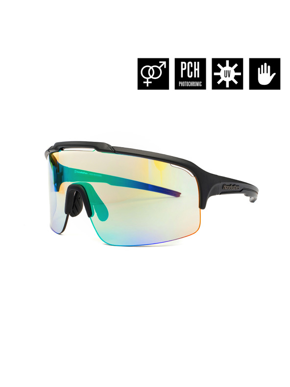 Horsefeathers Фотохромни слънчеви очила Recoil - матово черно/огледално зелено HORSEFEATHERS