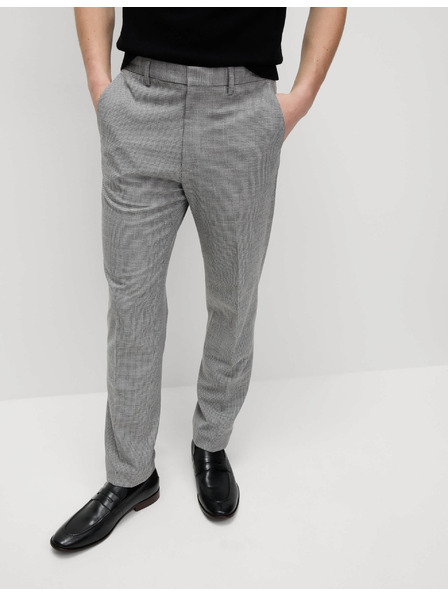 Marks & Spencer Официални щампосани панталони с прилепнал силует Marks & Spencer черно