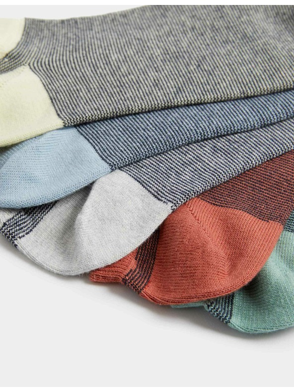 Marks & Spencer Чорапи 5 чифта в опаковка Trainer Liners™ с технология Cool & Fresh™