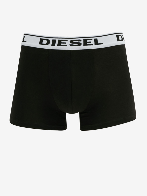 Diesel Комплект от три мъжки боксерки Diesel в червено и черно