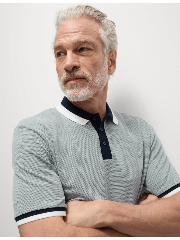 Marks & Spencer Фина поло тениска Marks & Spencer тъмносиня