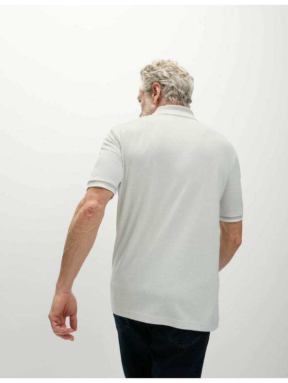 Marks & Spencer Фина поло тениска Marks & Spencer бежова