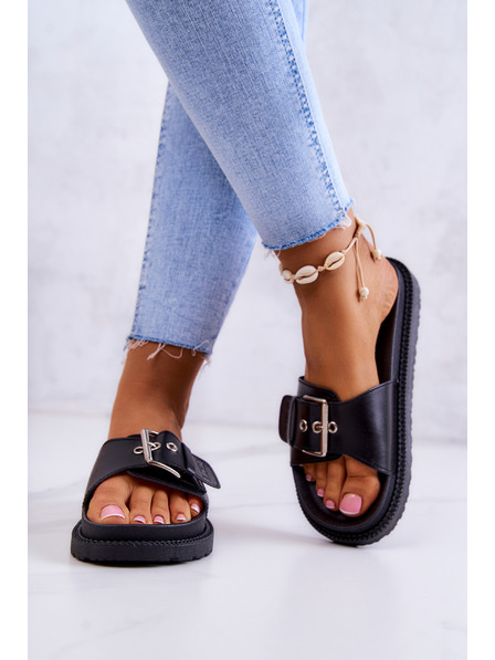 BIG STAR SHOES Дамски чехли Big Star Черни