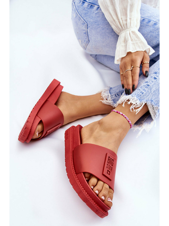 BIG STAR SHOES Дамски чехли Big Star Red