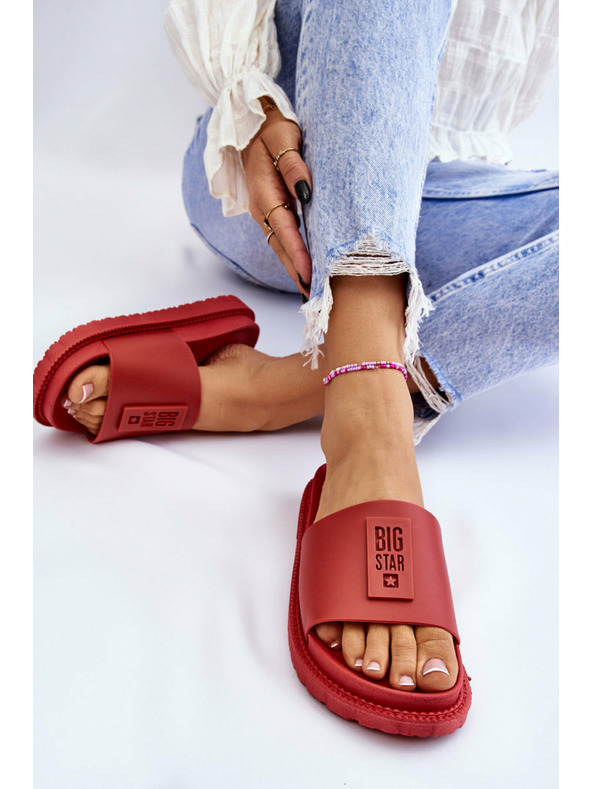BIG STAR SHOES Дамски чехли Big Star Red