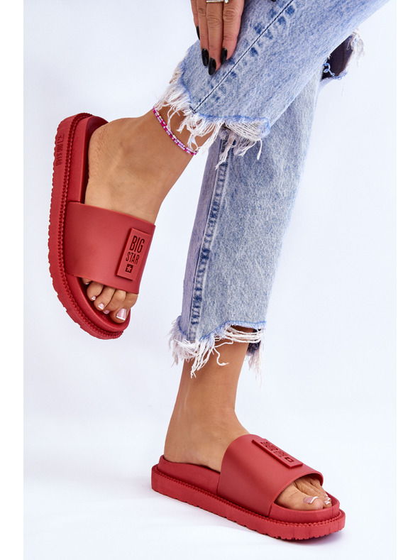 BIG STAR SHOES Дамски чехли Big Star Red