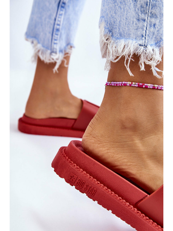 BIG STAR SHOES Дамски чехли Big Star Red