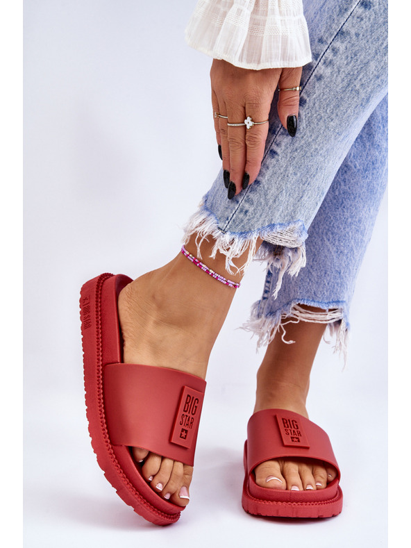 BIG STAR SHOES Дамски чехли Big Star Red