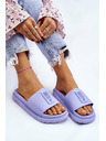 BIG STAR SHOES Модерни дамски чехли Big Star - светлолилави: