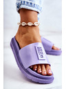 BIG STAR SHOES Модерни дамски чехли Big Star - светлолилави: