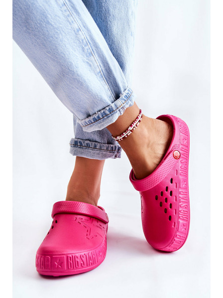 BIG STAR SHOES Дамски чехли Big Star Ярки крокс