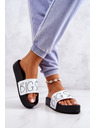 BIG STAR SHOES Дамски чехли Big Star в черно и бяло